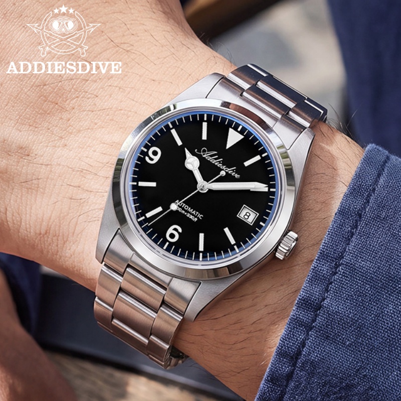 Stainless Bracelet Diver - ADDIESDIVE AD2556 36mm Mechanical Automatic Watches