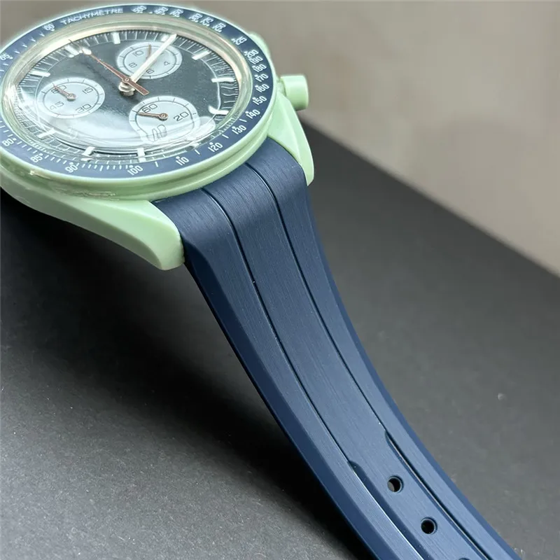 20mm Rubber Strap for Omega X  - Omega Watch Speedmaster review and price