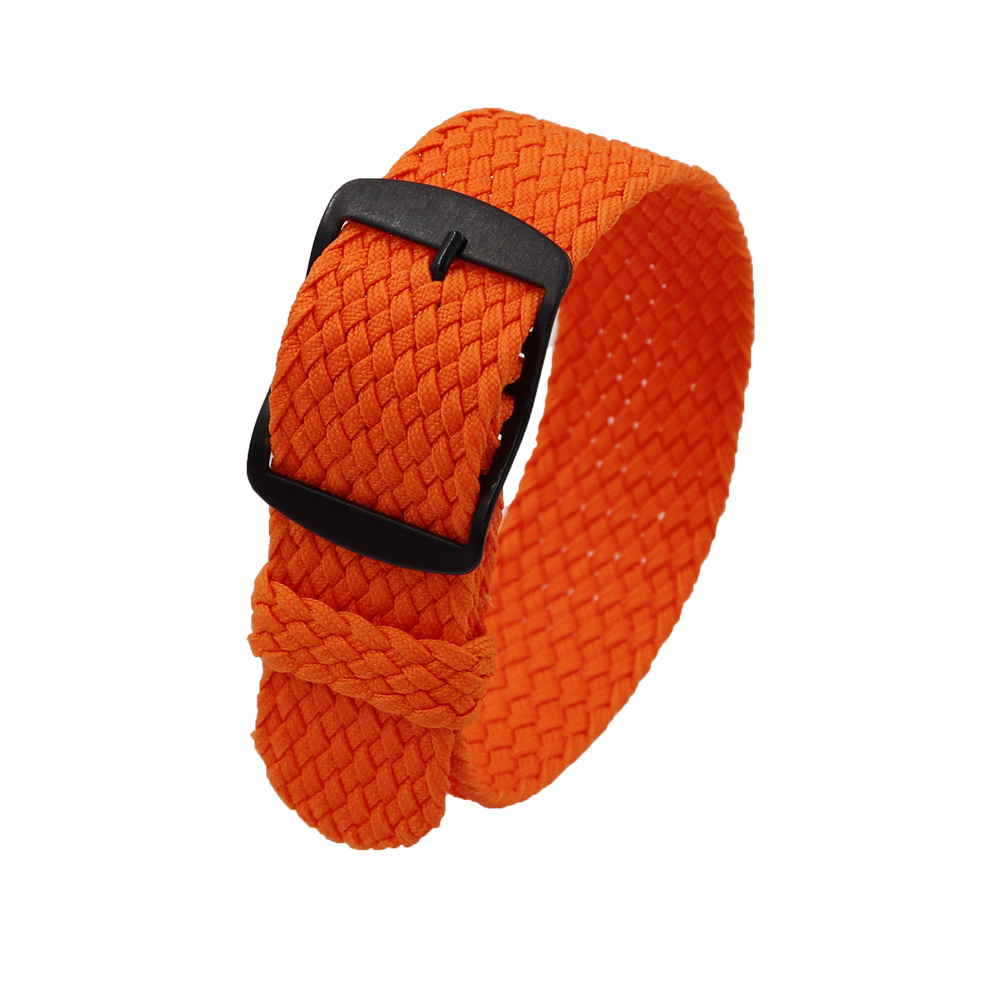 18mm 20mm 22mm Solid color For - Perlon Strap Woven review and price