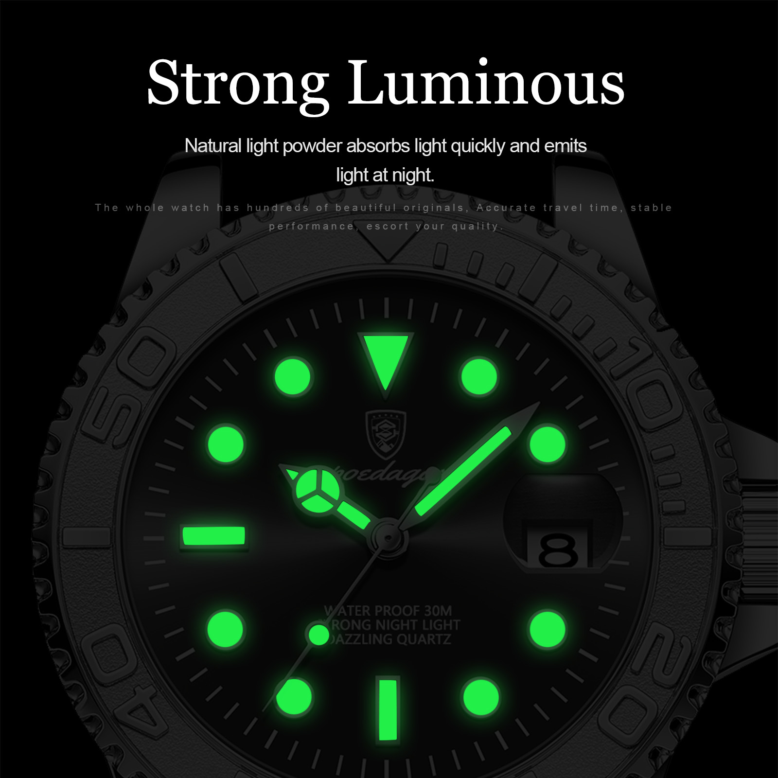 POEDAGAR Top Luxury Man Watch  - Rolex Watch Daytona review and price