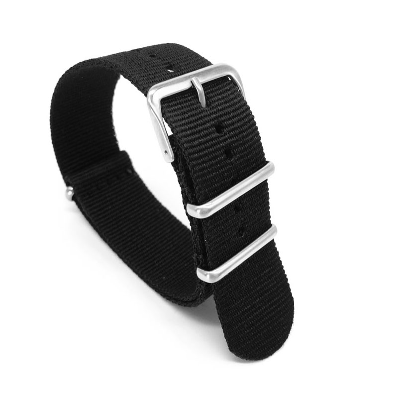 Black Nylon Strap for 16mm 18m - Nato Strap Nylon review and price
