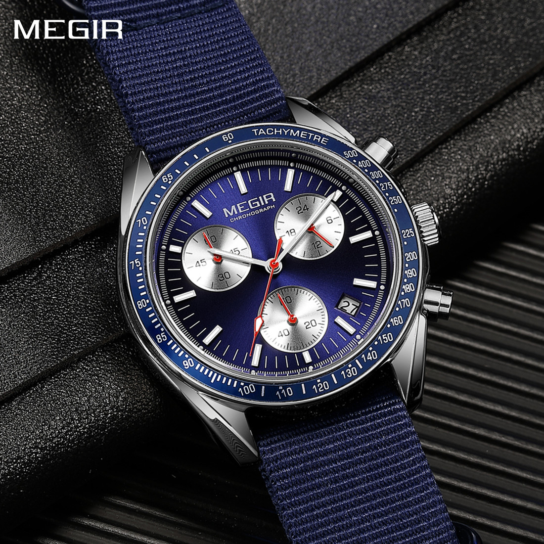 MEGIR Chronograph Canvas Strap - Canvas Strap Watch review and price