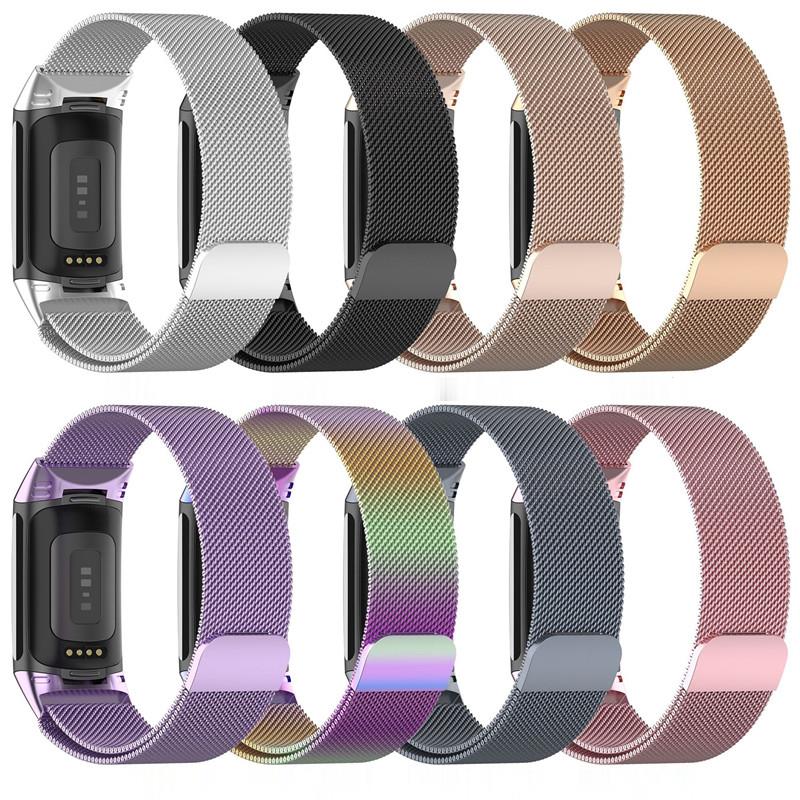 Metal Band For Fitbit Charge 5 - Milanese Loop Magnetic review and price
