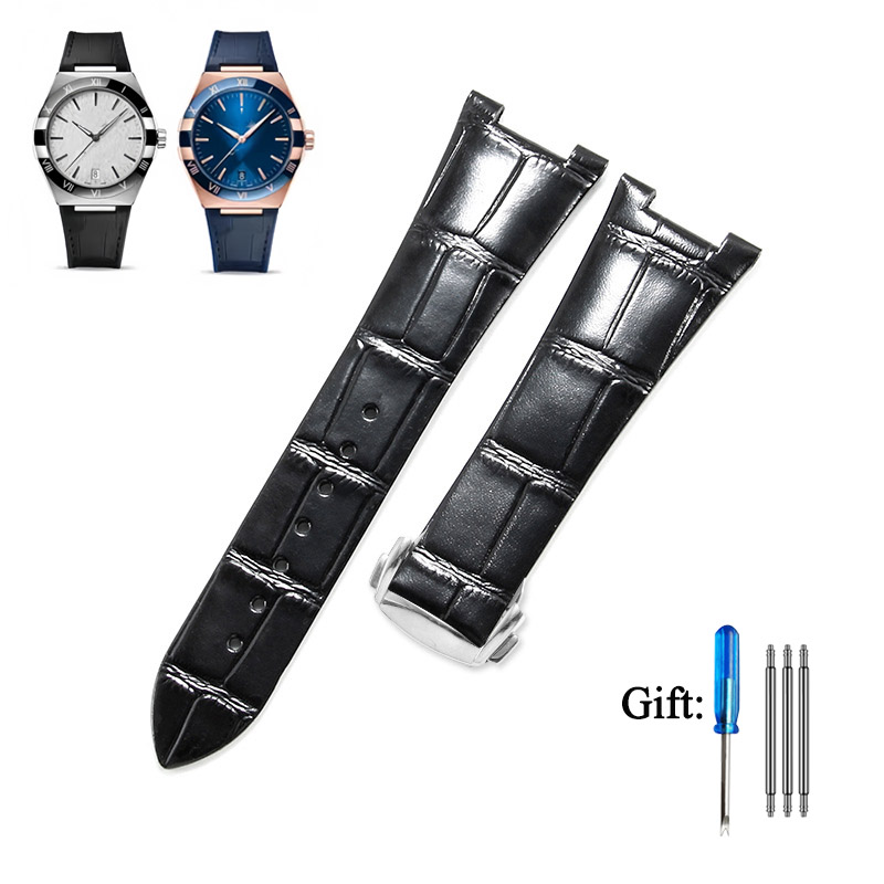 Leather watch Starp for Omega  - Omega Watch Constellation review and price