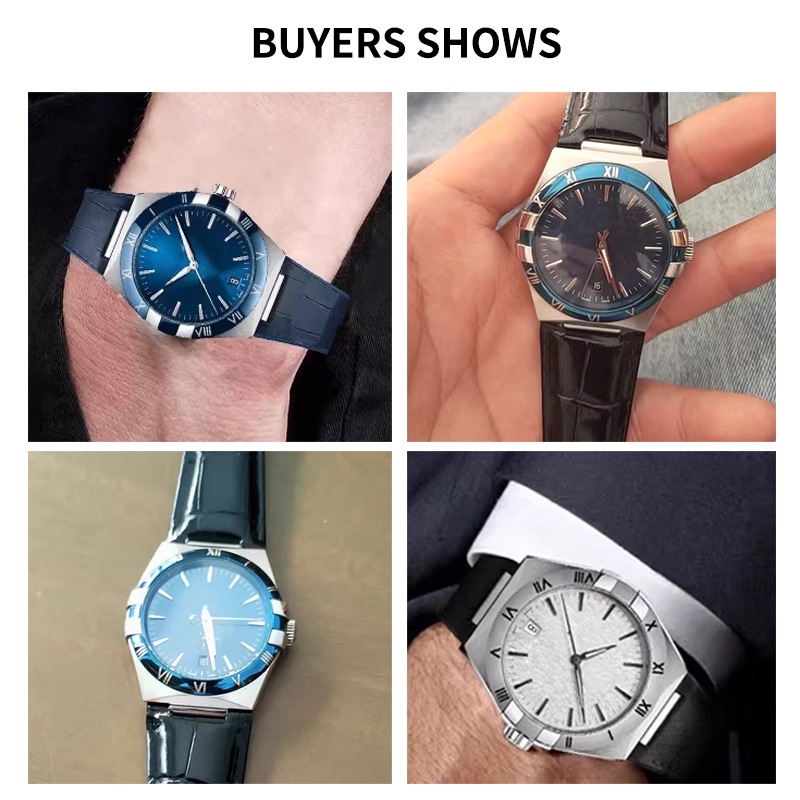 Leather watch Starp for Omega  - Omega Watch Constellation review and price