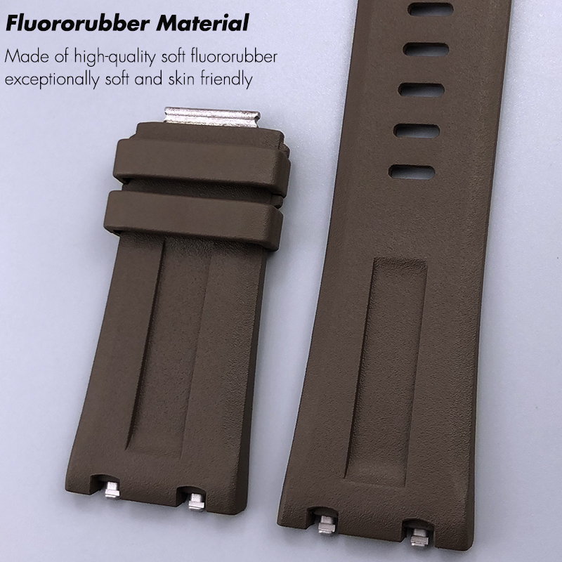 28mmX24mm High Quality FKM Flu - Audemars Piguet Watch Royal Oak Offshore review and price